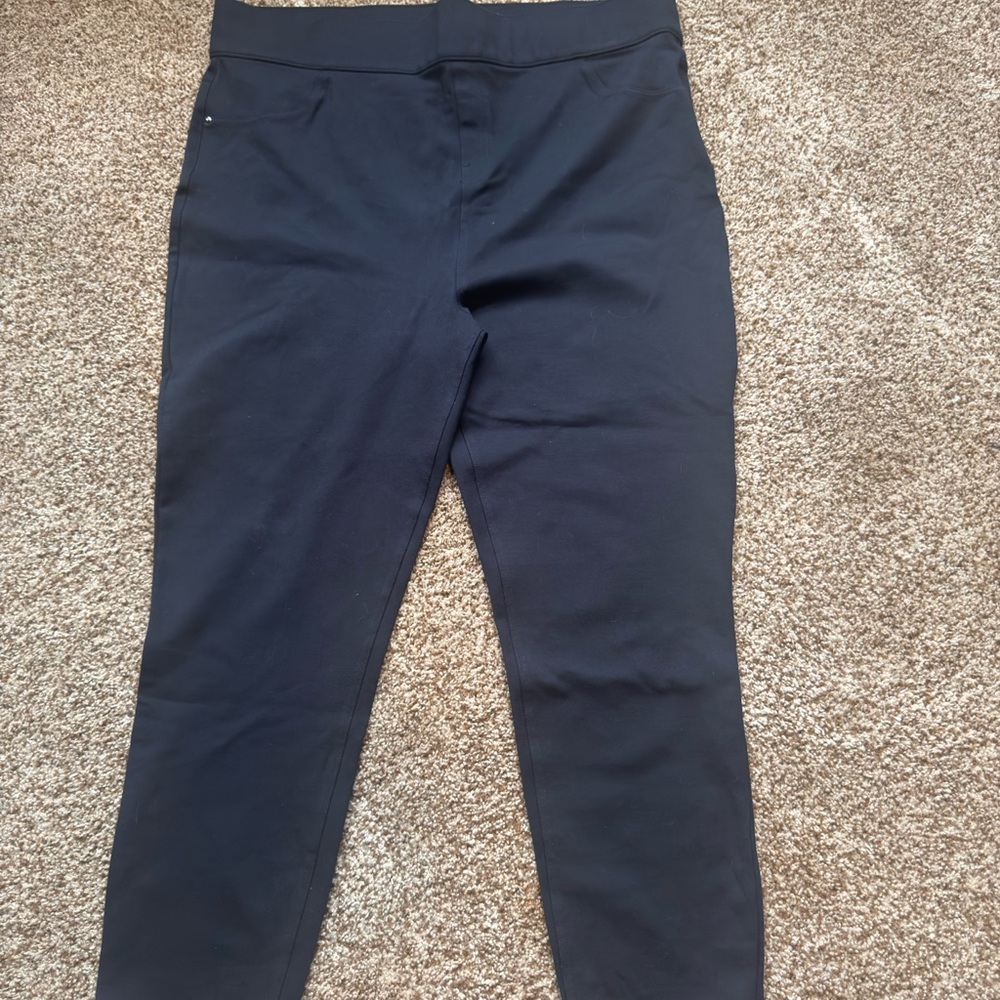 SPANX Ankle Ponte Legging Black 3X